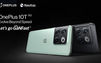 Navitas 160W Ultra-fast Charger Powers OnePlus Flagship 10T Smartphone